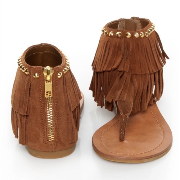 STEVE MADDEN Fringe Sandals - Picture 2 of 10